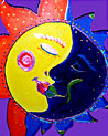 Partial Eclipse Kiss free art Ecard