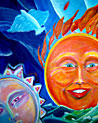 Sun and Moon Dance free art Ecard