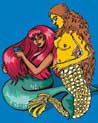 Be Mine free Lesbian Mermaid Ecard