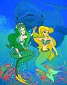 On Porpoise free Lesbian Mermaid Ecard