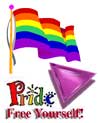 Free Lesbian Free Yourself  Pride Ecard