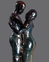 Free Twin Spirits Bronze Sculpture Ecard
