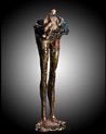 Free Waiting For Wings Bronze Sculpture Ecard