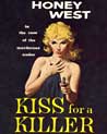 Kiss For A Killer Ecard 1950s Pulp Fiction Book Cover 