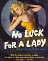 No Luck For A Lady Ecard 1950s Pulp Fiction Book Cover 