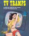 TV Tramps Ecard 1950s Pulp Fiction Book Cover 