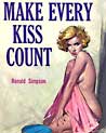 Make Every Kiss Count 1950s Pulp Fiction Lesbian Book Cover Ecard