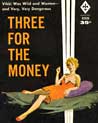 Three for the Money 1950s Pulp Fiction Lesbian Book Cover Ecard