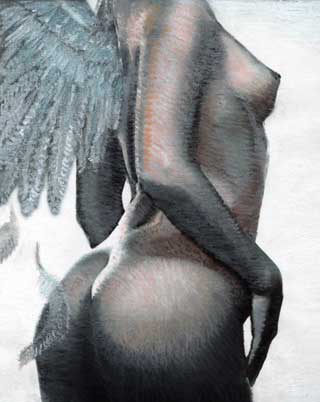 Angel Feather Nude Angel Artwork