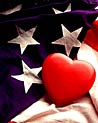 Patriotic Heart ecard