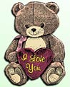 I Love You Teddy Bear Valentine Ecard