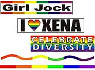 Lesbian and Bi Pride Bumper Stickers