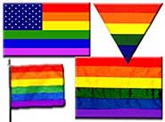 Lesbian and Bi Pride Flags