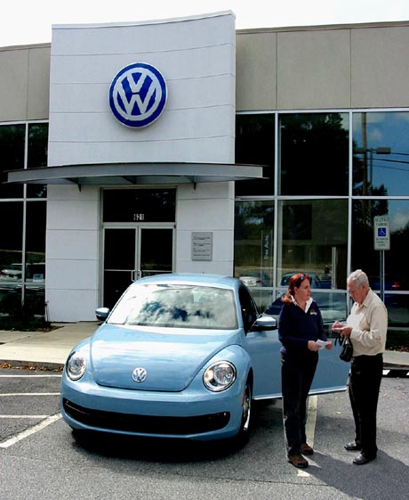 Coming Out Support Author receives 2012 VW Beetle